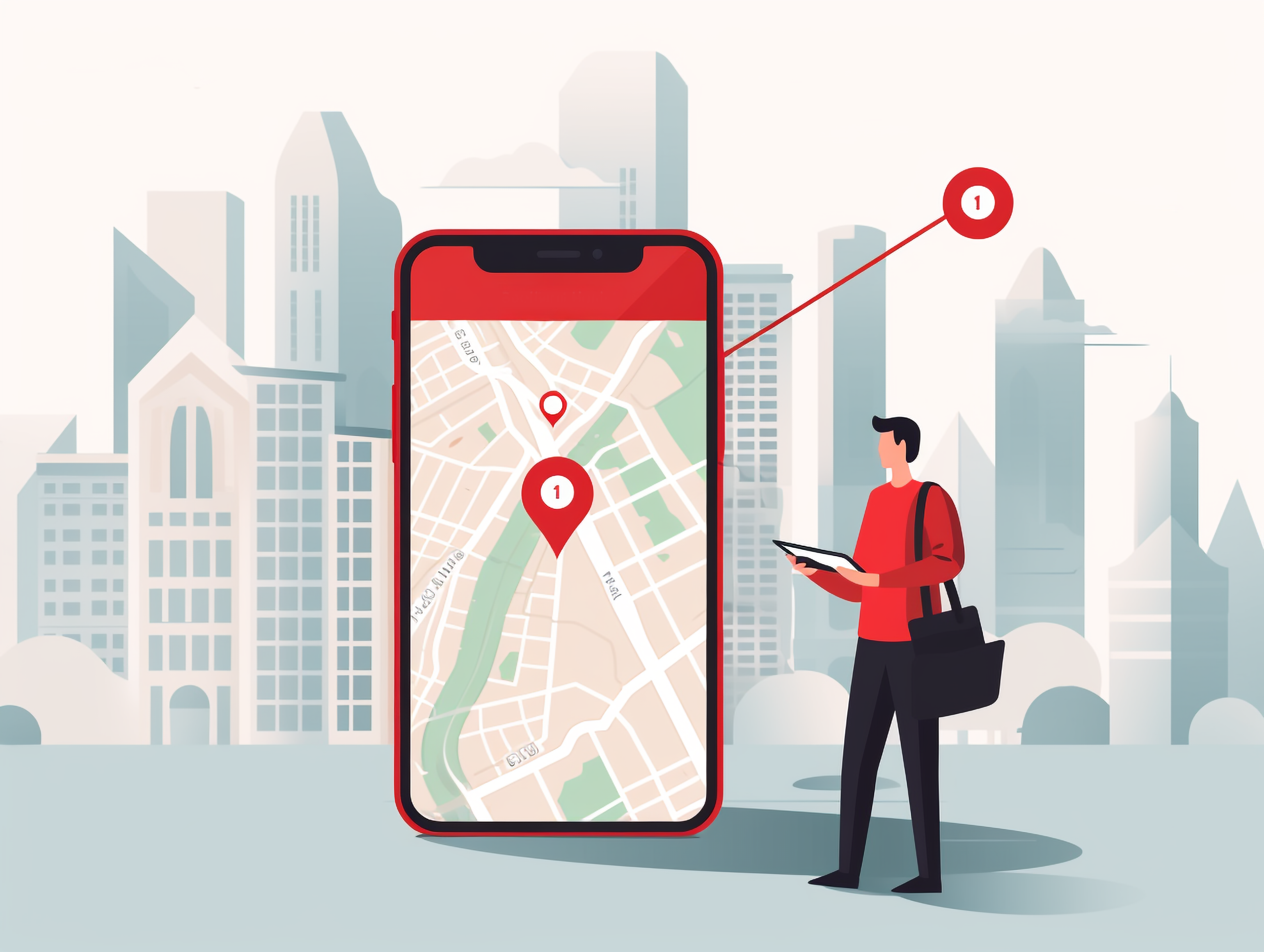 Mobile app location